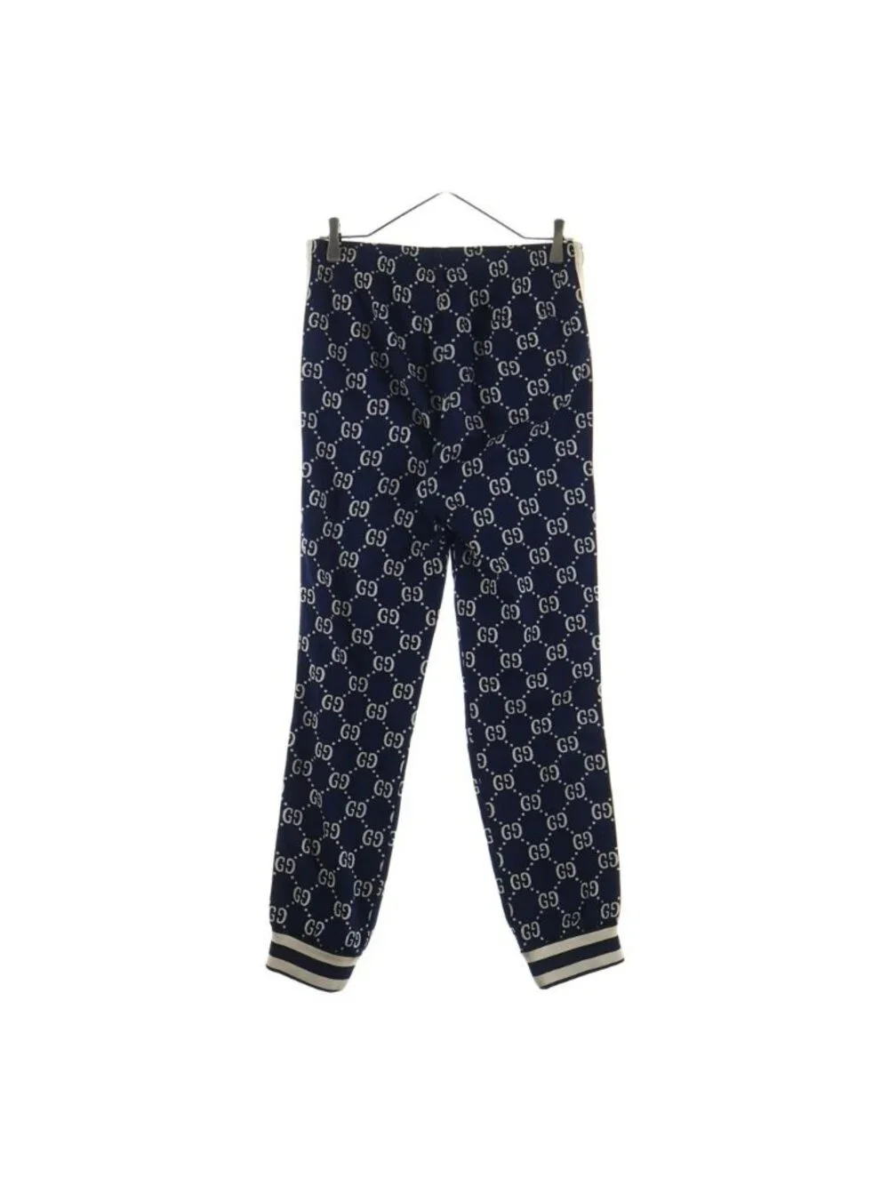 Gucci GG Jacquard Sweatshirt Pants Jogging Track Navy